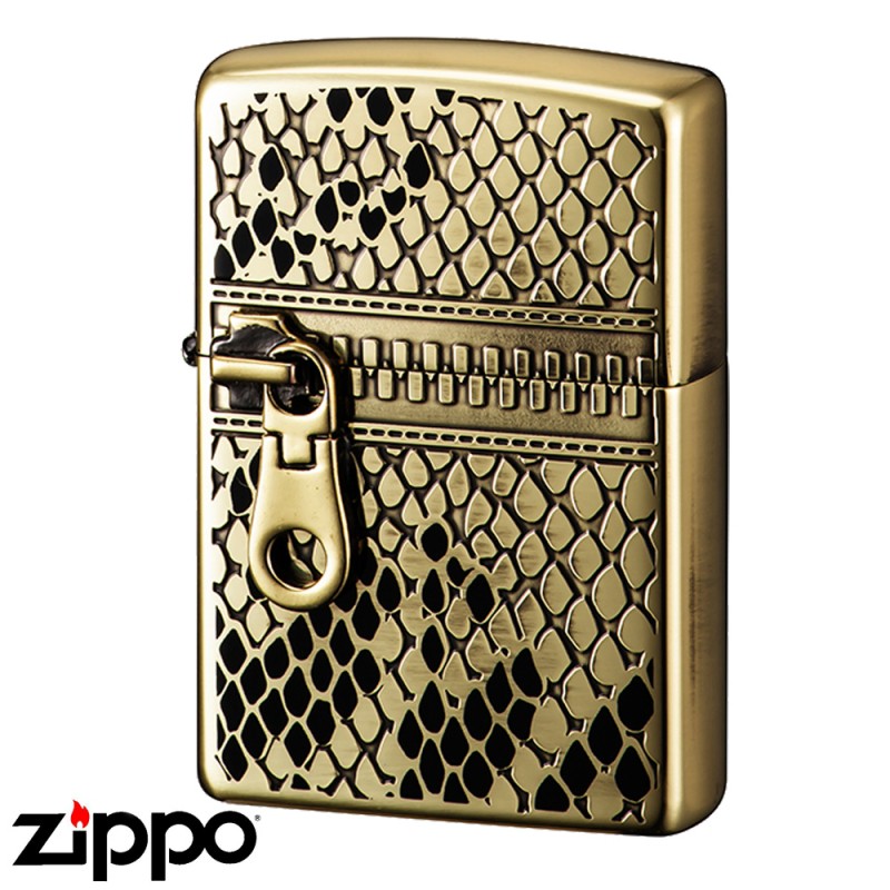 فندک زیپو اورجینال طرح پوست ماری طلایی 9711 Zippo