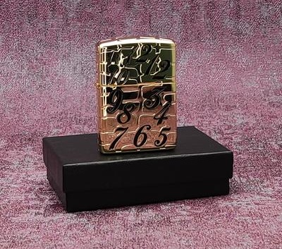 فندک زیپو اورجینال طرح ساعت 28605 Zippo