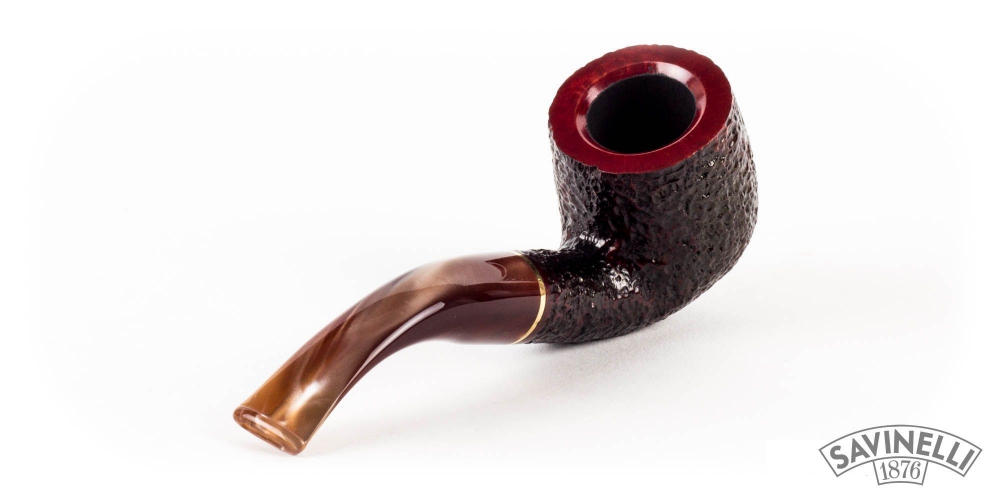 Savinelli roma lucite 622 پیپ ایتالیایی ساوینلی مدل روما استم رنگی