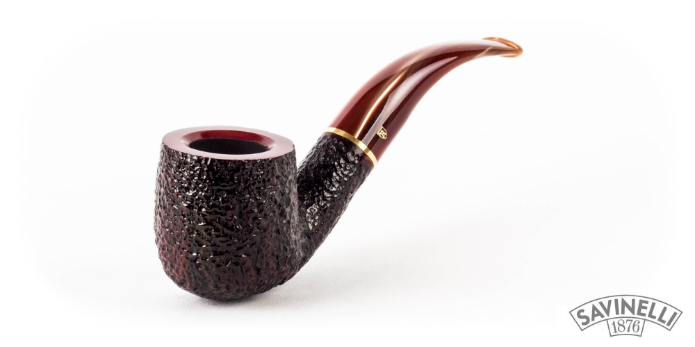 Savinelli roma lucite 622 پیپ ایتالیایی ساوینلی مدل روما استم رنگی