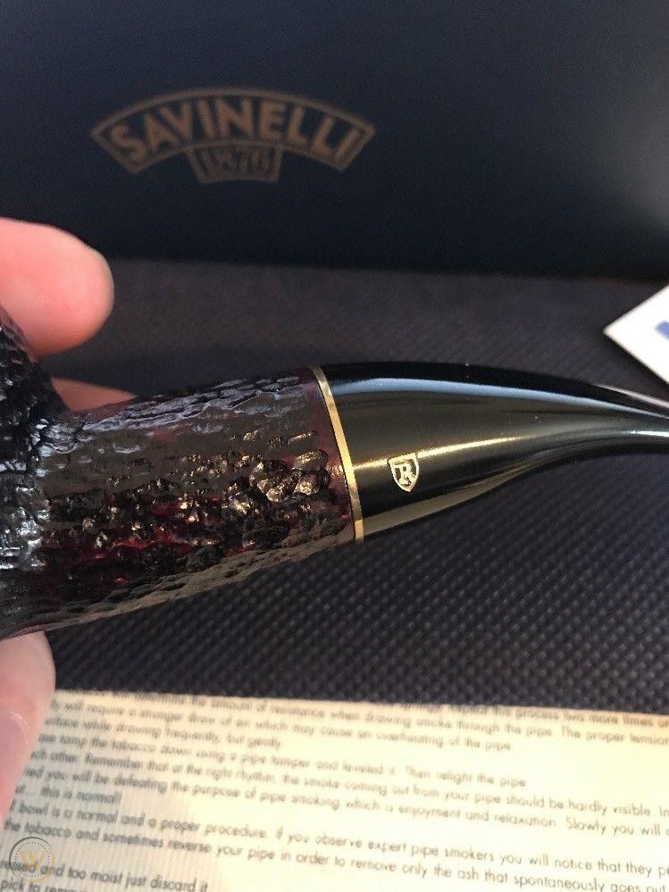 پیپ ساوینلی Savinelli قهوه ای Brown خم Bent مدل Roma 320