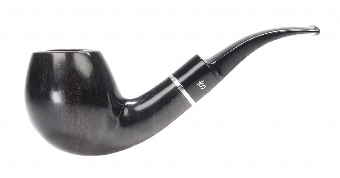 پیپ استَنوِل Stanwell مشکی Black خم Bent مدل Black Diamond 232