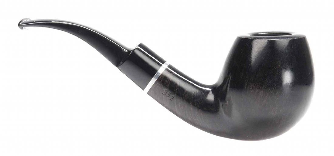 پیپ استَنوِل Stanwell مشکی Black خم Bent مدل Black Diamond 232