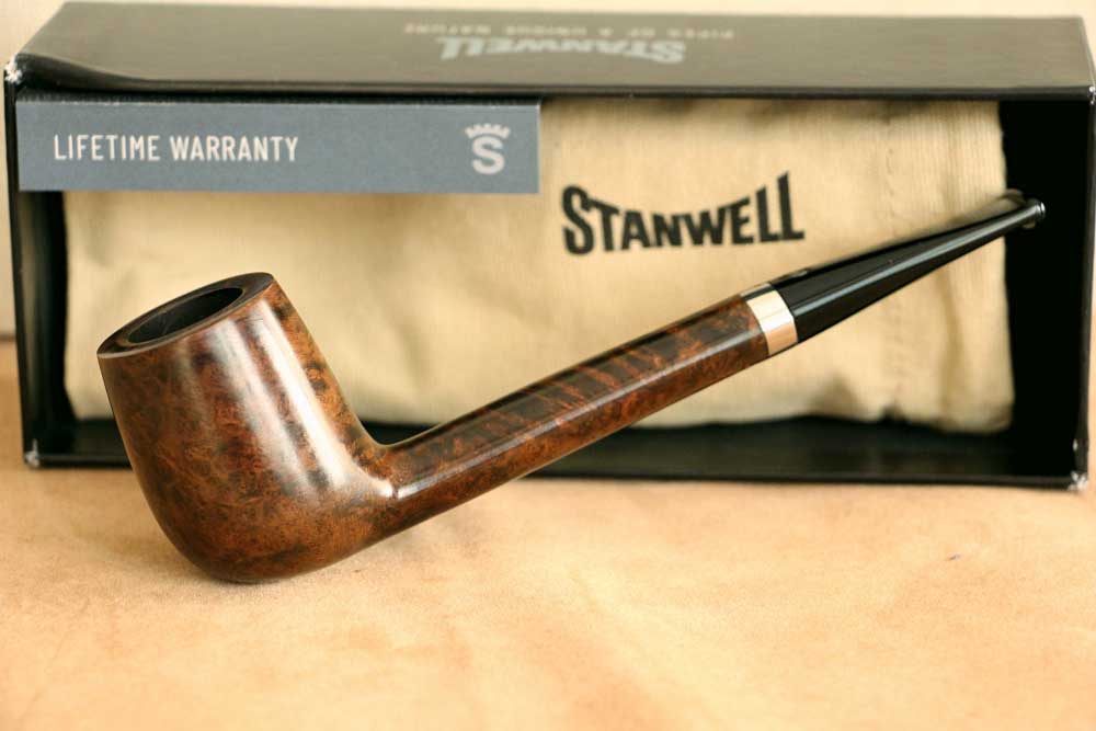 Stanwell Relief brown 56 پیپ استانول سری ریلیف قهوه ای مدل کانادین canadian