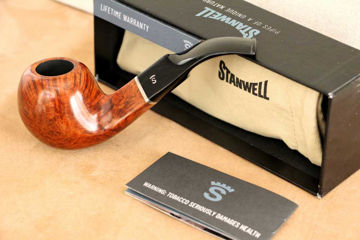 Stanwell Sterling brown 15 پیپ اورجینال حلقه نقره استانول استرلینگ