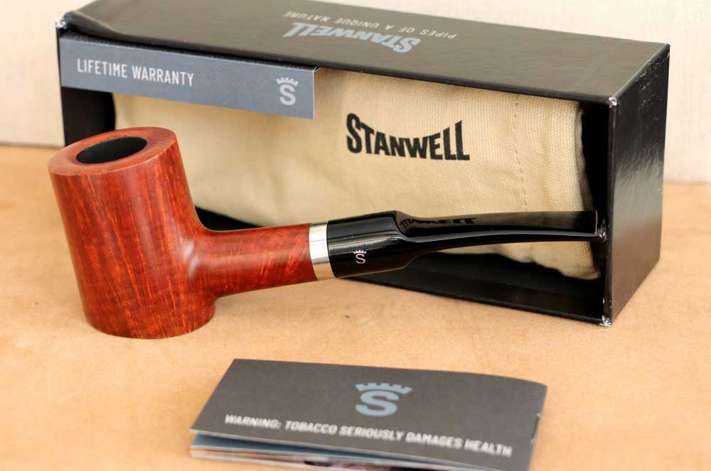 Stanwell Relief brown light 207 پیپ استانول سری ریلیف مدل پوکر