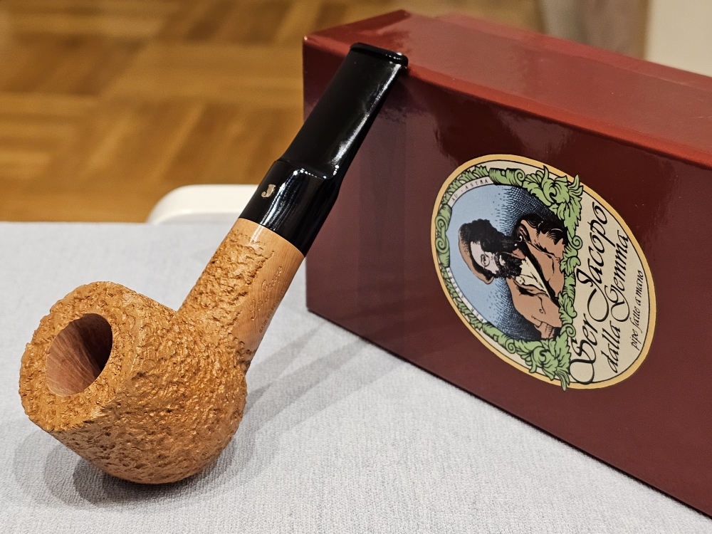 پیپ ایتالیایی سرجاکوپو مدل Serjacopo briar pipe - sw38